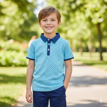 Load image into Gallery viewer, Teal Me You Love Me Collared Shirt