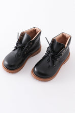 Load image into Gallery viewer, Black lace up bootie
