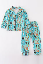 Load image into Gallery viewer, Halloween character print boy pajamas set
