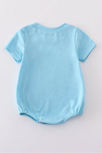 Load image into Gallery viewer, Blue fish applique bubble
