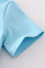 Load image into Gallery viewer, Blue fish applique bubble
