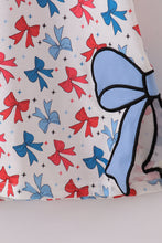 Load image into Gallery viewer, Bow applique print mom&amp;me dress
