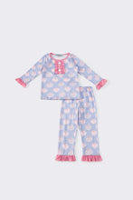Load image into Gallery viewer, Pink pumpkin girl pajamas set
