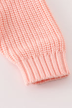 Load image into Gallery viewer, Pink hand-embroidery ghost pullover sweater

