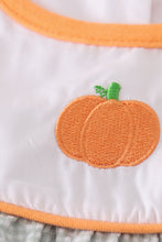 Load image into Gallery viewer, Premium Green pumpkin embroidery girl set
