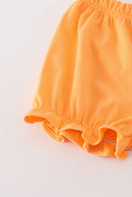 Load image into Gallery viewer, Premium Green pumpkin embroidery girl set

