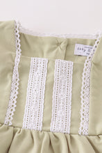 Load image into Gallery viewer, Premium Sage lace ruffle baby set
