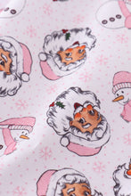 Load image into Gallery viewer, Premium pink christmas santa claus print women pajama pants
