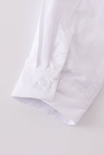 Load image into Gallery viewer, Premium cross embroidery button down long sleeve shirt
