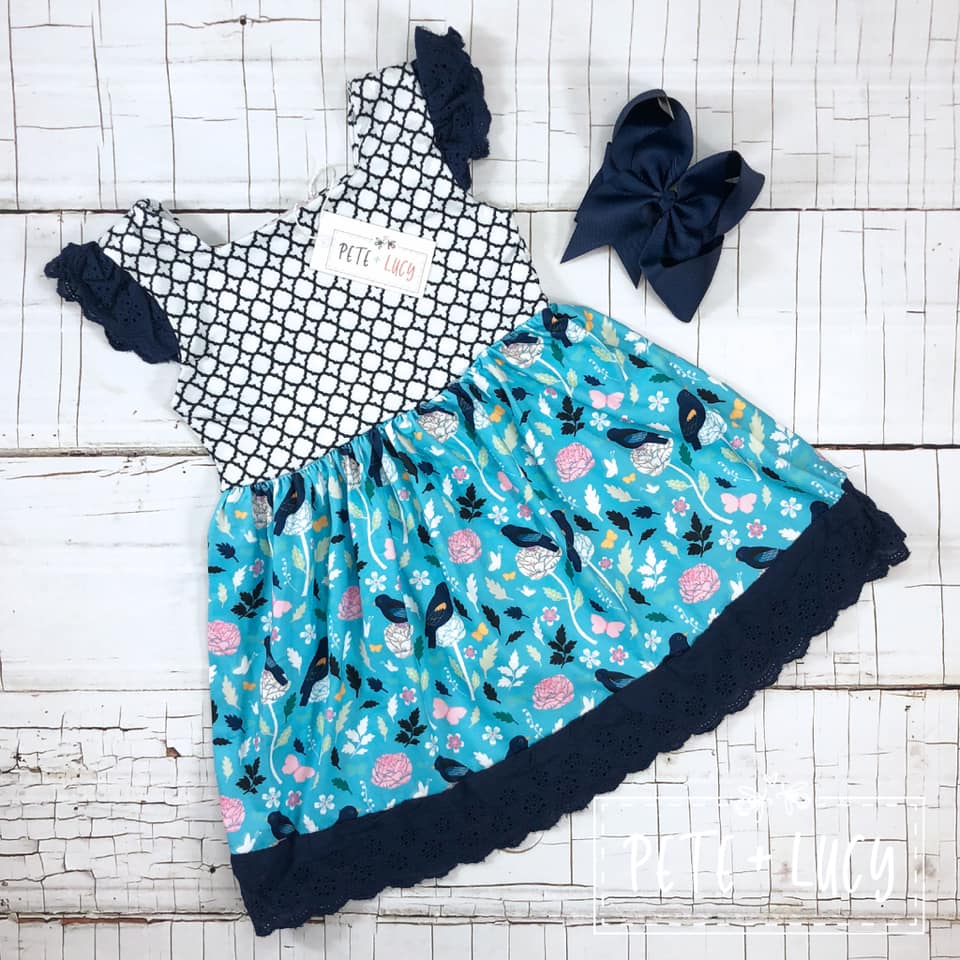 Blackbird and Lace Dress