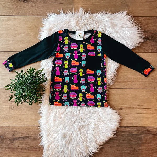 Cuddly Monster Long Sleeve Shirt