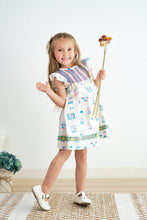 Load image into Gallery viewer, Platinum balcony ruffle dress
