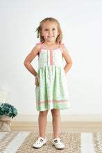 Load image into Gallery viewer, Platinum star print strap dress
