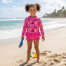Load image into Gallery viewer, Magenta Mermaids Swimwear
