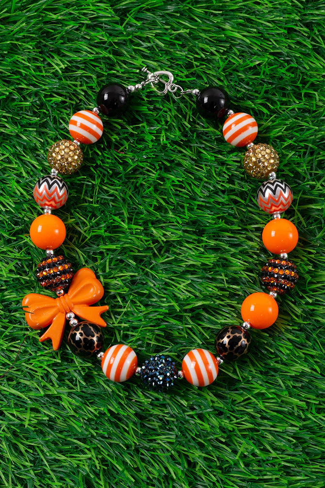 Halloween Bow Necklace