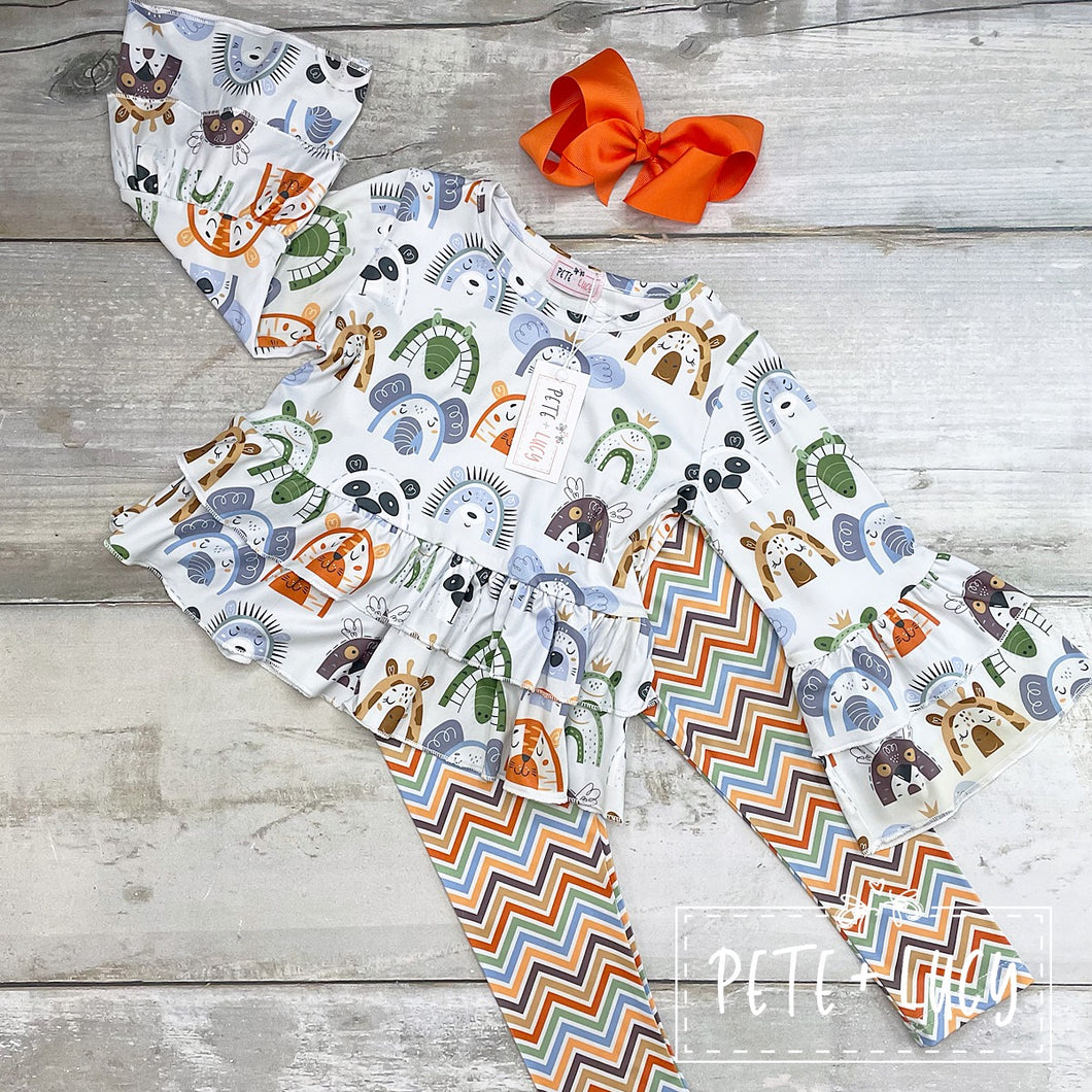 Happy Zoo Pant Set