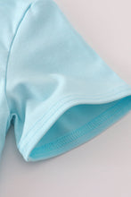 Load image into Gallery viewer, Blue animals applique shorts set
