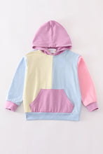 Load image into Gallery viewer, Multicolored blocks mom hoodie mom&amp;me
