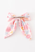 Load image into Gallery viewer, Pink character print hair sailor bow
