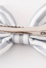 Load image into Gallery viewer, Stripe piggie hair bow
