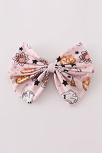 Load image into Gallery viewer, Pink halloween hair bow
