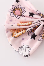 Load image into Gallery viewer, Pink halloween hair bow
