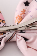 Load image into Gallery viewer, Pink halloween hair bow
