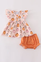 Load image into Gallery viewer, Pink pumpkin baby girl set

