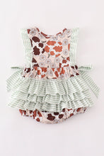Load image into Gallery viewer, Pumpkin daisy leopard girl bubble
