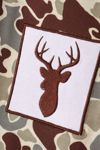 Load image into Gallery viewer, Camouflage antler embroidery men pajamas set

