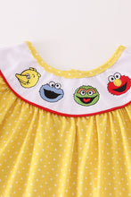 Load image into Gallery viewer, Yellow charactor embroidery girl set
