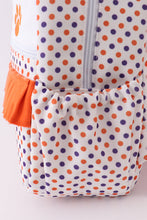 Load image into Gallery viewer, Clemson university embroidery girl schoolbag
