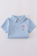 Load image into Gallery viewer, Blue ice cream embroidery set
