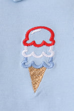 Load image into Gallery viewer, Blue ice cream embroidery set
