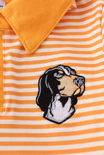 Load image into Gallery viewer, Orange tennessee applique stripe shirt

