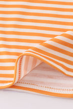 Load image into Gallery viewer, Orange tennessee applique stripe shirt
