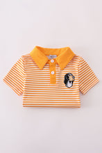 Load image into Gallery viewer, Orange tennessee applique stripe shirt
