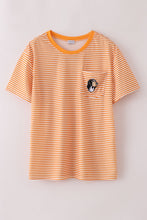 Load image into Gallery viewer, Orange tennessee applique stripe shirt
