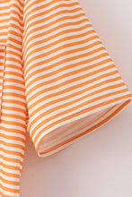 Load image into Gallery viewer, Orange tennessee applique stripe shirt
