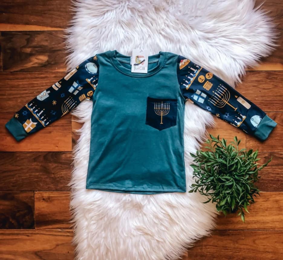 Menorah Fun Pocket Tee