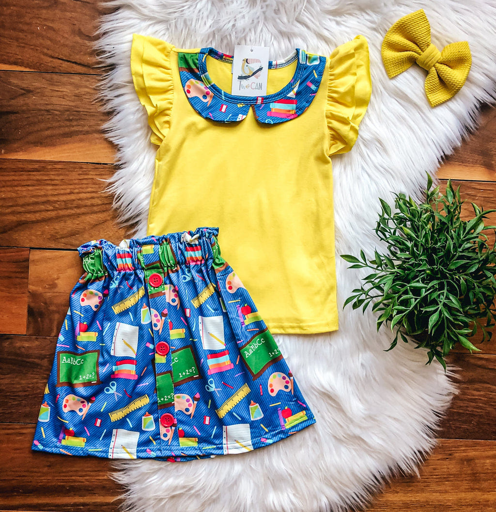 School Days Skirt Set