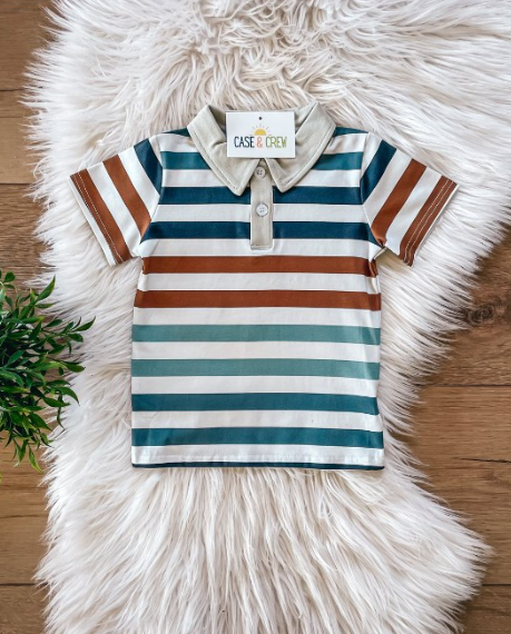 Moody Stripes Polo