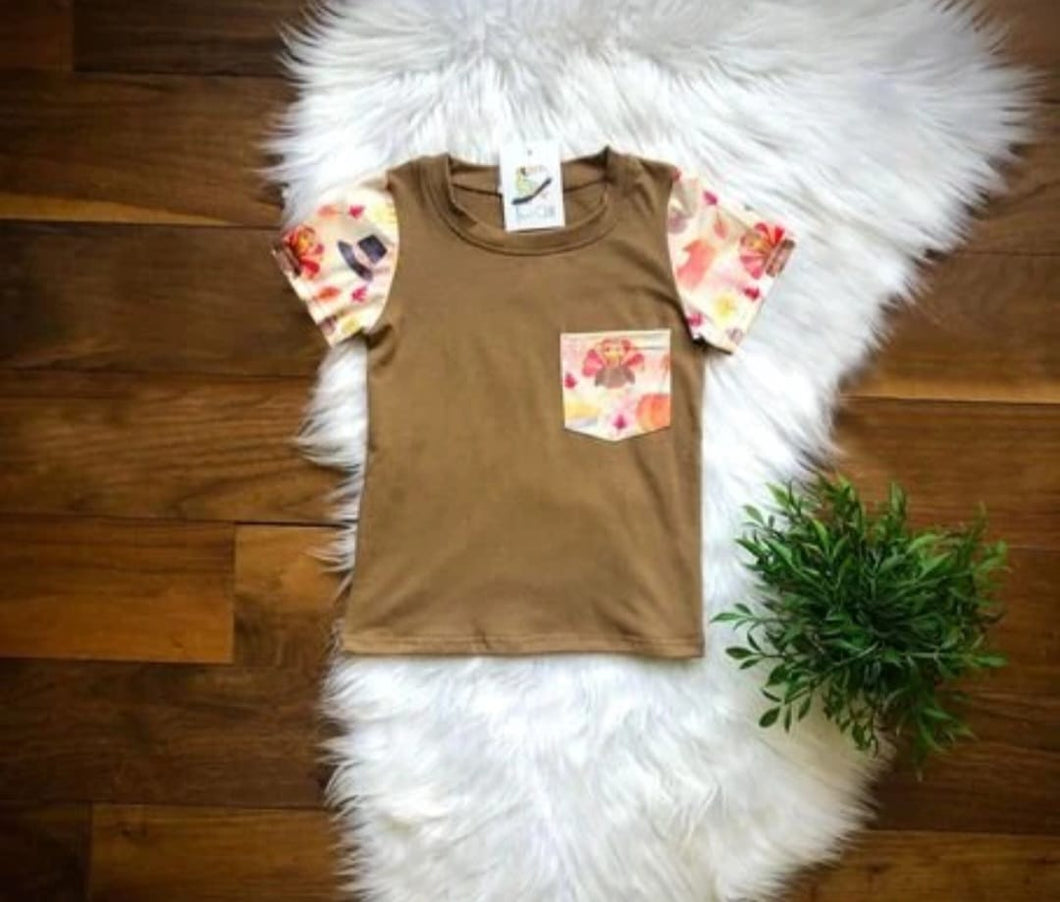 Thankful Short Sleeve Pocket Tee