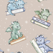 Load image into Gallery viewer, If You Give A Dragon A Book Bamboo Pajamas Set
